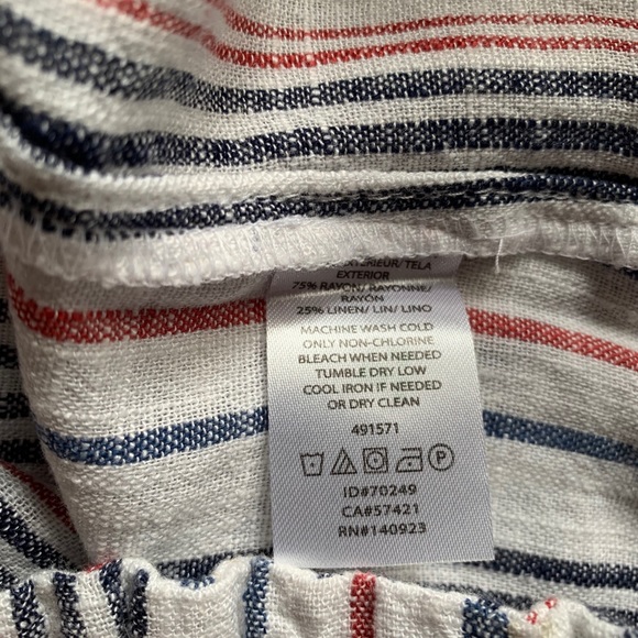 LOFT linen blend smocked waist pants - Picture 6 of 6